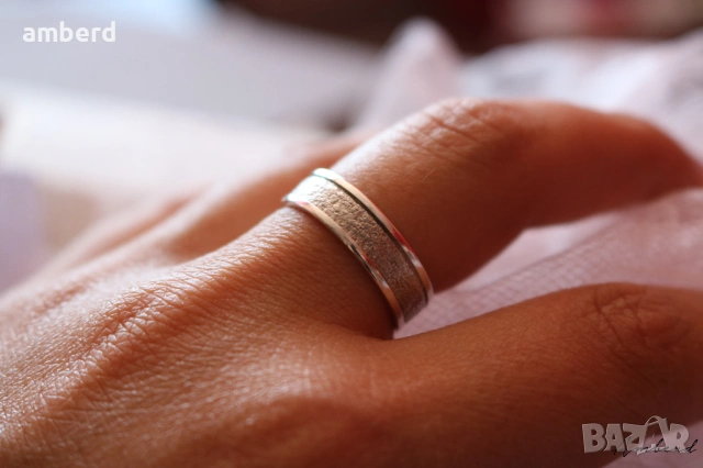 Сребърен пръстен - модел R089, снимка 3 - Пръстени - 53793513