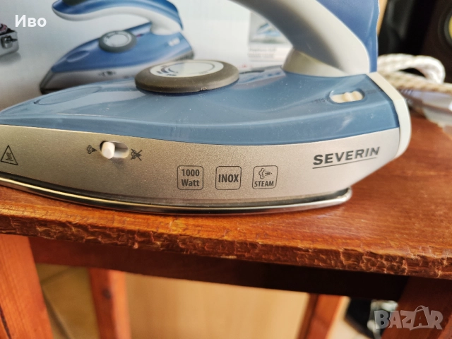 НОВА! Немска туристическа ютия Severin BA 3234 В перфектно техническо и визуално състояние., снимка 9 - Ютии - 52006827