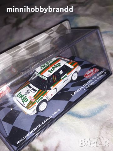 Lancia Delta HF 4WD Rally Monte-Carlo 1988 A.Fiorio-L.Pirollo  1.43 Eaglemoss. Top model., снимка 1 - Колекции - 46572338