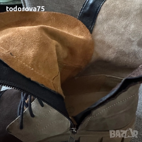 Нови боти от естествена.кожа, снимка 3 - Дамски боти - 52909115