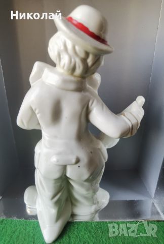 Порцеланова фигура статуетка Клоун, снимка 4 - Колекции - 45583684