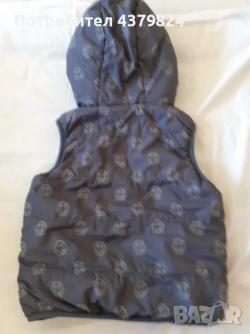 Нова  немска  грейка Ernsting's family Topolino с качулка за момче р.92 , с этикет, без никакви забе, снимка 2 - Жилетки и елечета за бебе - 53438683