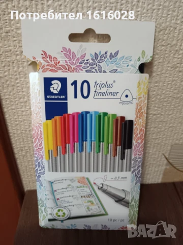 Комплект от 10 броя тънкописци.