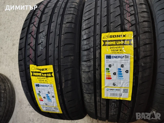 4бр.НОВИ летни гуми SONIX 245 45 19 DOT24 цена за брой, снимка 4 - Гуми и джанти - 51358001