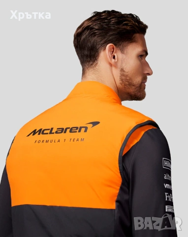 McLaren Formula 1 Team Hybrid Gilet - Оригинален мъжки елек, снимка 10 - Якета - 53275512
