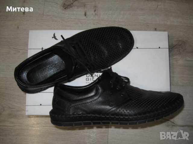 Daniele Gilardo мъжки обувки естествена кожа 41 номер, снимка 4 - Спортно елегантни обувки - 52597471