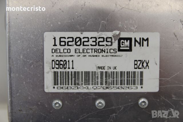 Моторен компютър ECU Opel Astra F (1991-1998г.) 16202329 D96011, снимка 2 - Части - 46180965