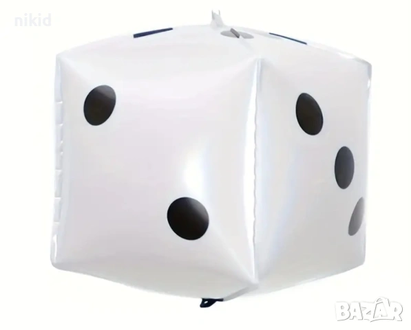 4D Зар зарче хазарт покер фолио фолиев балон хелий въздух парти рожден ден, снимка 3 - Други - 53991246