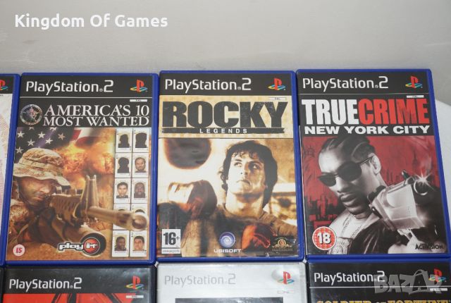 Игри за PS2 The Godfather/America's 10 Most Wanted/True Crime/Rocky/Catwoman/Burnout 3/Hitman, снимка 3 - Игри за PlayStation - 43689031