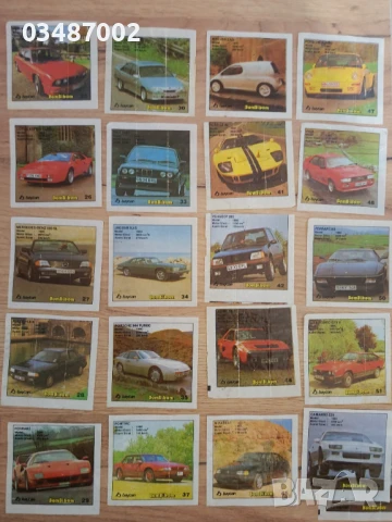 Две серии картинки от дъвки Bombibom , снимка 2 - Колекции - 50671067