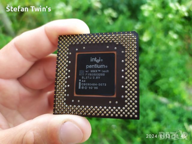✅ Intel® Pentium® w/MMX™ 200MHz/66MHz/CPU/Socket 7 (PGA321), снимка 10 - Процесори - 46280479