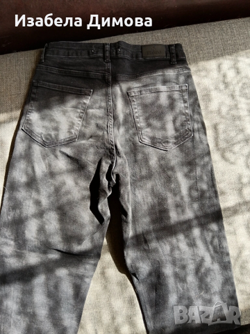 Черни дънки с Том и Джери , снимка 2 - Дънки - 51796214