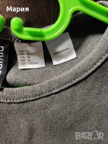 Кроп топ тениска Nirvana, М размер , снимка 2 - Тениски - 54159465