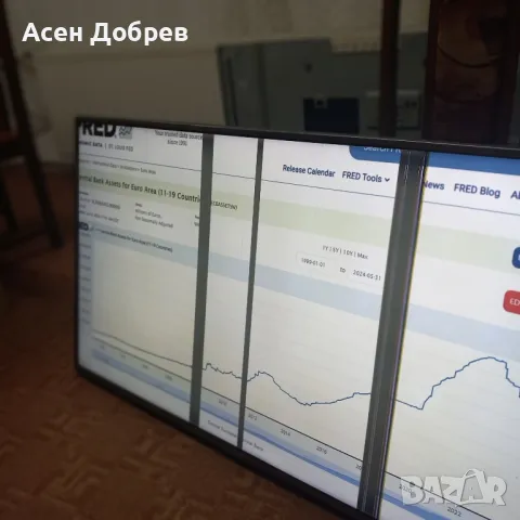 продавам телевизор lg 47inch. За части или ремонт, нова подсветка. модел lg47 lb652v, снимка 1 - Телевизори - 47184989