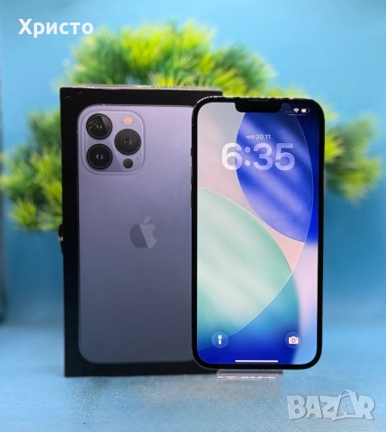 Apple iPhone 13 Pro Max, 128GB, 5G, Sierra Blue , снимка 2 - Apple iPhone - 52482860