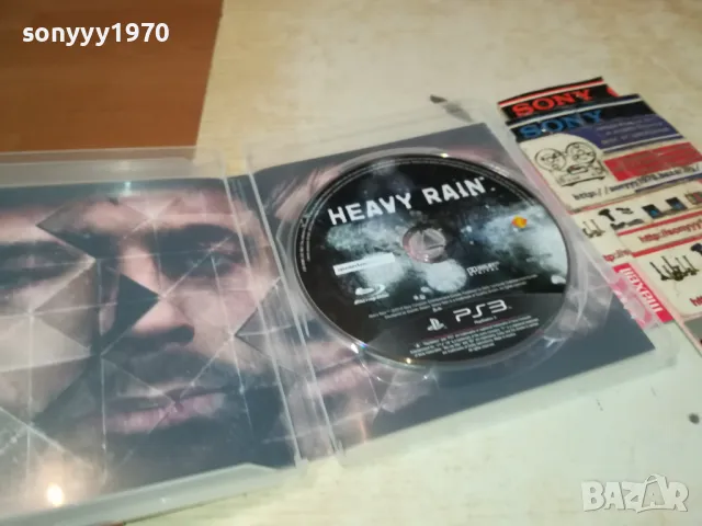 HEAVY RAIN SONY PS3 GAME-ВНОС GERMANY 2402251808, снимка 5 - Игри за PlayStation - 49260413