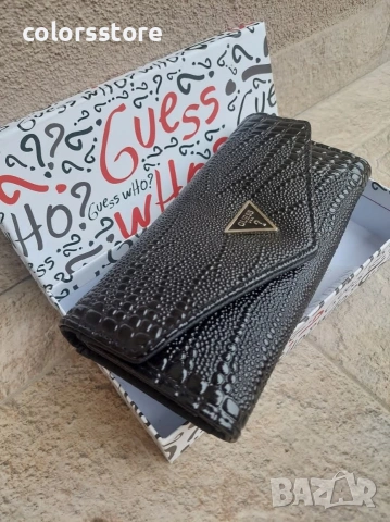 Черно портмоне Guess кодSG137, снимка 2 - Портфейли, портмонета - 37303884