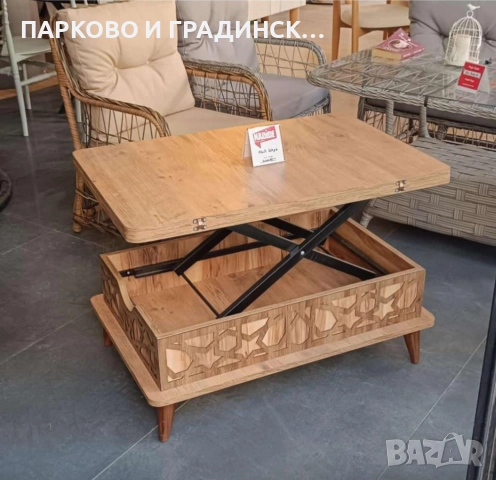 Разтегателна холна маса с метален механизъм, снимка 2 - Маси - 52567020