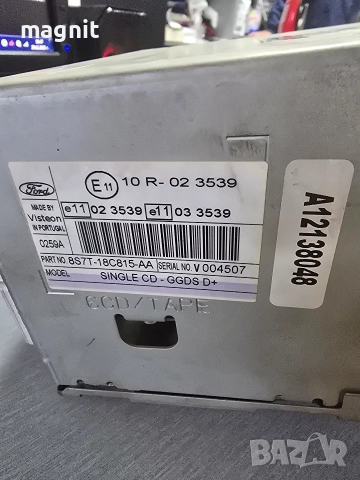 8S7T-18C815-AA CD радио за Ford, снимка 2 - Части - 52929016