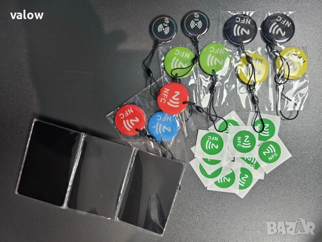 NFC tag таг програмируем ключодържател лепенка карта за споделяне на информация