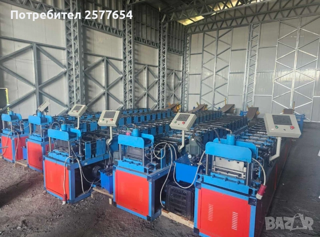 Производствени линии за 6 вида метален сайдинг + метал за 10 000м2