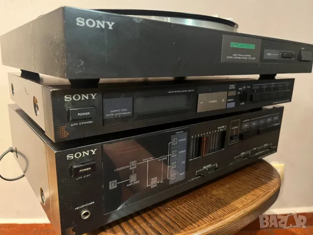 Sony TA X-310,  усилвател, грамофон, тунер, колони, снимка 4 - Аудиосистеми - 49609514
