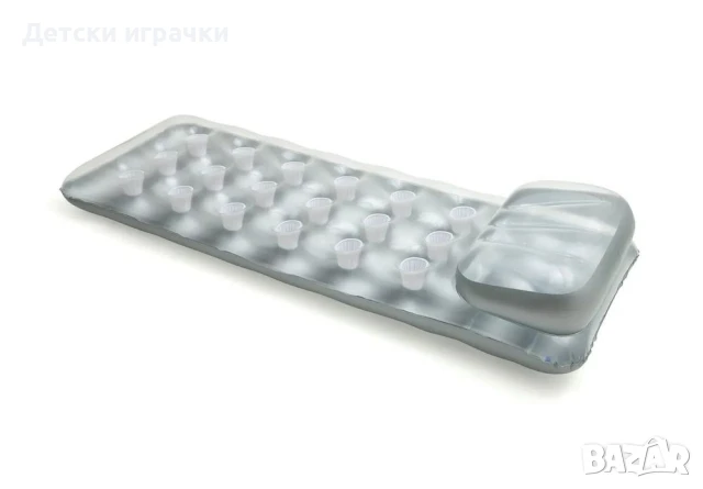 Надуваем дюшек с чаши INTEX, 188 х 71см, 18-Pocket Suntanner, сребрист, снимка 4 - Надуваеми играчки - 50814876