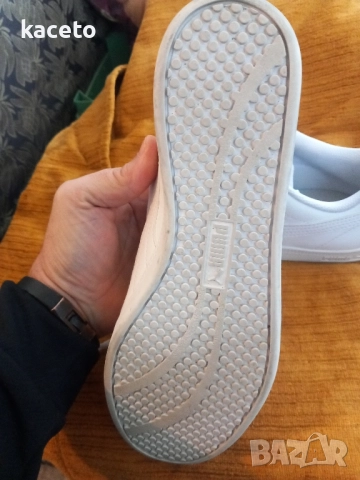 Кецове от естествена кожа PUMA размер-39, снимка 7 - Маратонки - 52030247