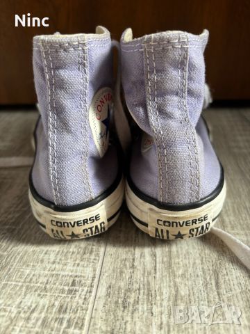 Детски лилави кецове Converse 27, снимка 3 - Детски маратонки - 45843659