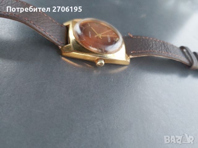 Съветски винтидж часовник WOSTOK Vostok Позлатен AU10 USSR 

, снимка 7 - Мъжки - 45276972