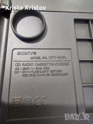 Sony CFD-S26L, снимка 9 - Радиокасетофони, транзистори - 53456449