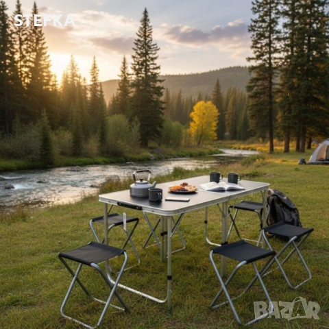 Комплект маса със столове, снимка 3 - Къмпинг мебели - 53259954