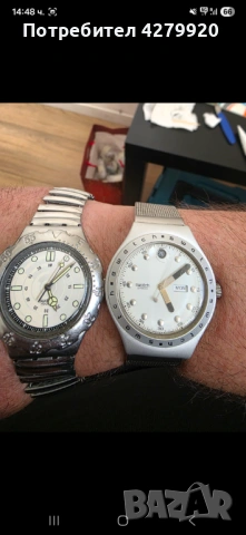 Swatch два броя мъжки часовника 