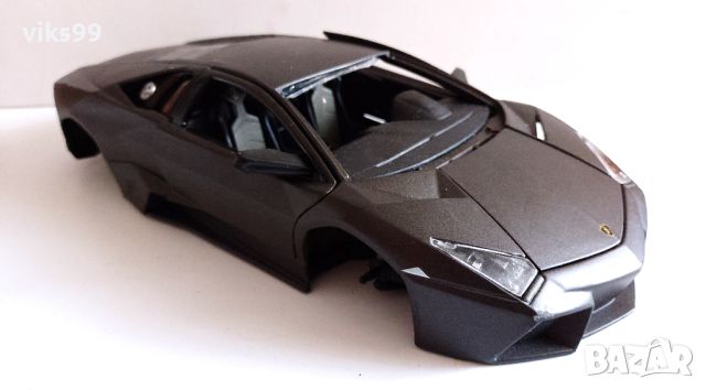 Bburago Lamborghini Reventon Dark Matt Gray 1:18, снимка 8 - Колекции - 45943946