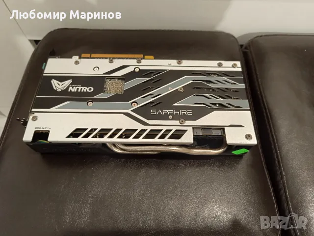 Видео карта Sapphire NITRO AMD Radeon RX580 4GB GDDR5, снимка 1 - Видеокарти - 47221966