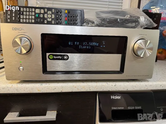 Denon AVR-X4100 пълен комплект , снимка 3 - Ресийвъри, усилватели, смесителни пултове - 48325840