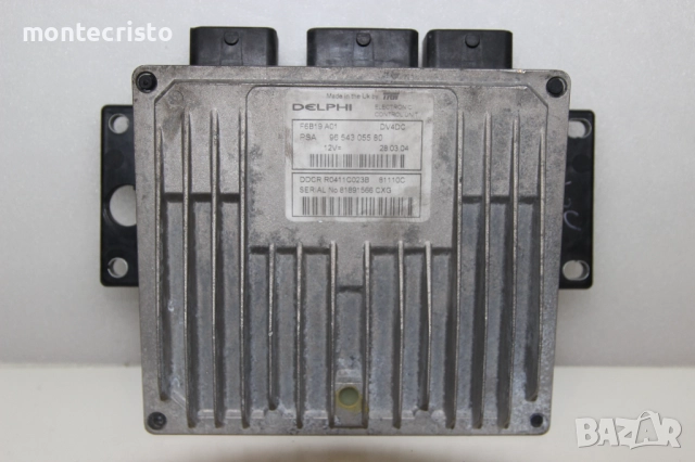 Моторен компютър Citroen C3 I (2002-2010г.) 9654305580 / 96 543 055 80 / F6B19A01 / DV4DC