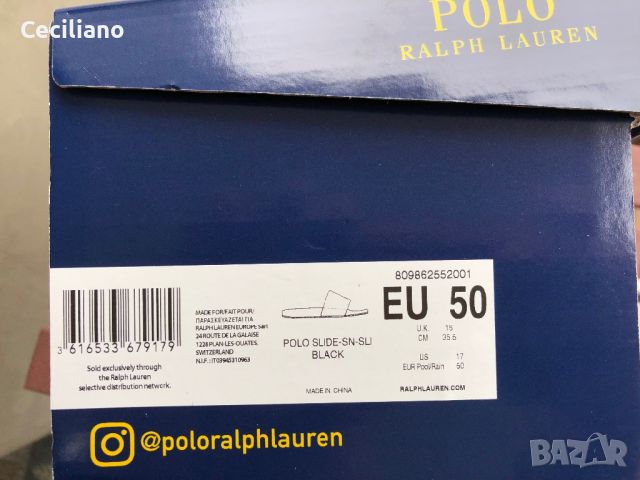 Polo Ralph Lauren 49 номер(35см подметка) ГИГАНТ Уникални чехли!, снимка 9 - Мъжки чехли - 45819814