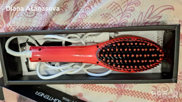 Четка за изправяне на коса, снимка 2 - Преси за коса - 53915637