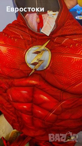 Мъжки костюм DC Comics The Flash + маска. XL, снимка 5 - Костюми - 45438618