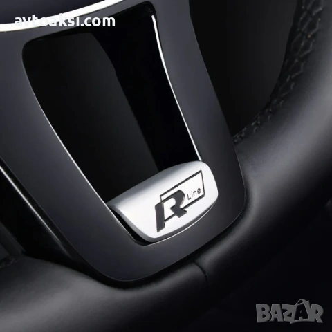 Емблема RLine за волан алуминиева два цвята, снимка 5 - Аксесоари и консумативи - 53829398