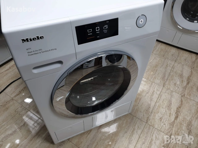 XXL 9кг/6кг Miele WT1 Пералня със Сушилня TwinDos Миеле 12м Гаранция, снимка 3 - Перални - 53941786