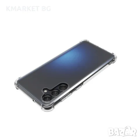 Samsung Galaxy M55 5G Силиконов Калъф Transparent TPU и Протектор, снимка 4 - Калъфи, кейсове - 46902698