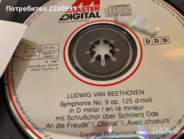 L.V.  BEETHOVEN, снимка 6 - CD дискове - 44959615
