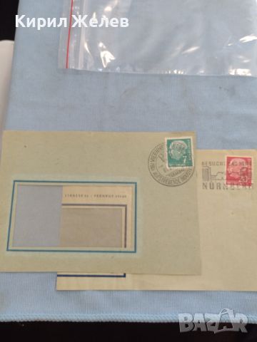 Два стари пощенски пликове с марки и печати Нюрнберг Германия за КОЛЕКЦИЯ ДЕКОРАЦИЯ 26453, снимка 1 - Филателия - 46170594