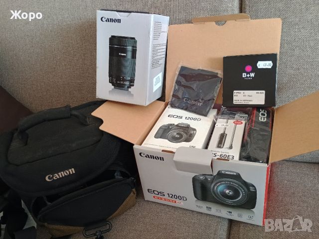 Canon EOS1200D буквално нов на 212снимки , снимка 2 - Фотоапарати - 46393904