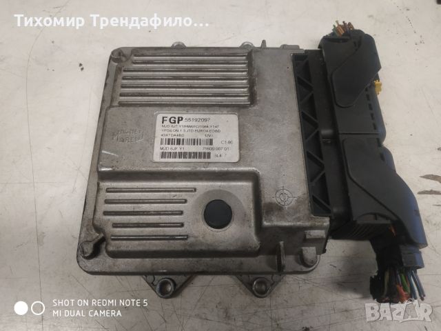 ECU компютър LANCIA YPSILON 1.3JTD 55192097, MJD6JF.Y1, MJD6JFY1 71600.007.01 ланчия ипсилон 1.3 диз, снимка 2 - Части - 45978122