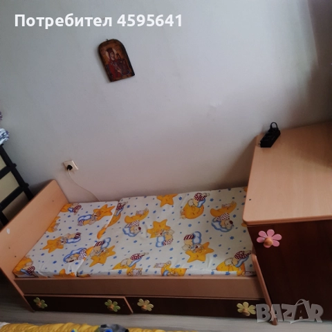 Детско легло с матрак, снимка 3 - Бебешки легла и матраци - 51960944