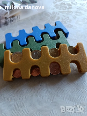 Органайзер за Евро Монети , снимка 4 - Портфейли, портмонета - 53617677