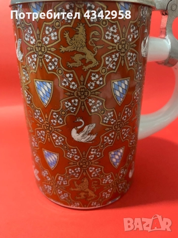 Vintage.Немска бирена чаша., снимка 2 - Антикварни и старинни предмети - 52895564